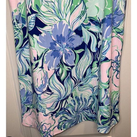 Lilly Pulitzer Women’s Nala Soft Floral w/ Lace Party Shift Dress Sz 0 - Picture 3 of 9